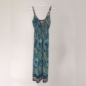 Woman’s sun dress with padded bra.